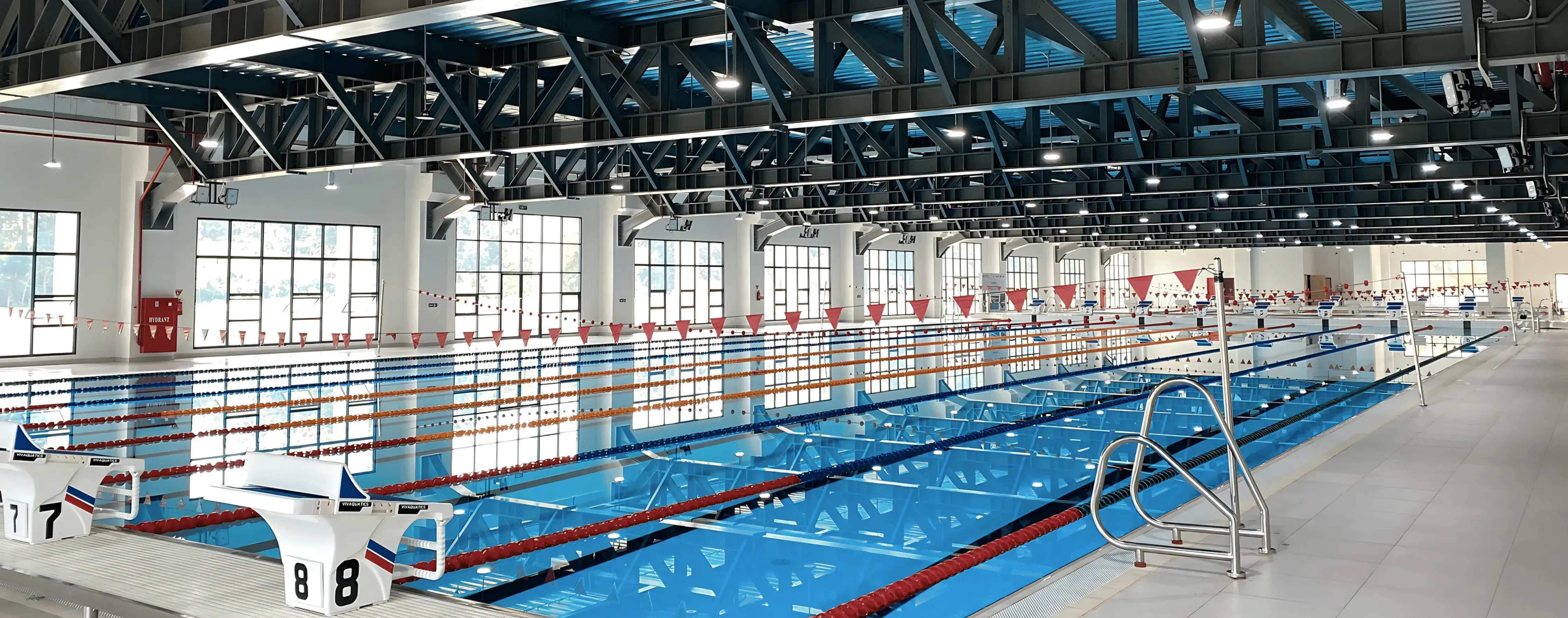 VISFES smart aquatic center installation detail