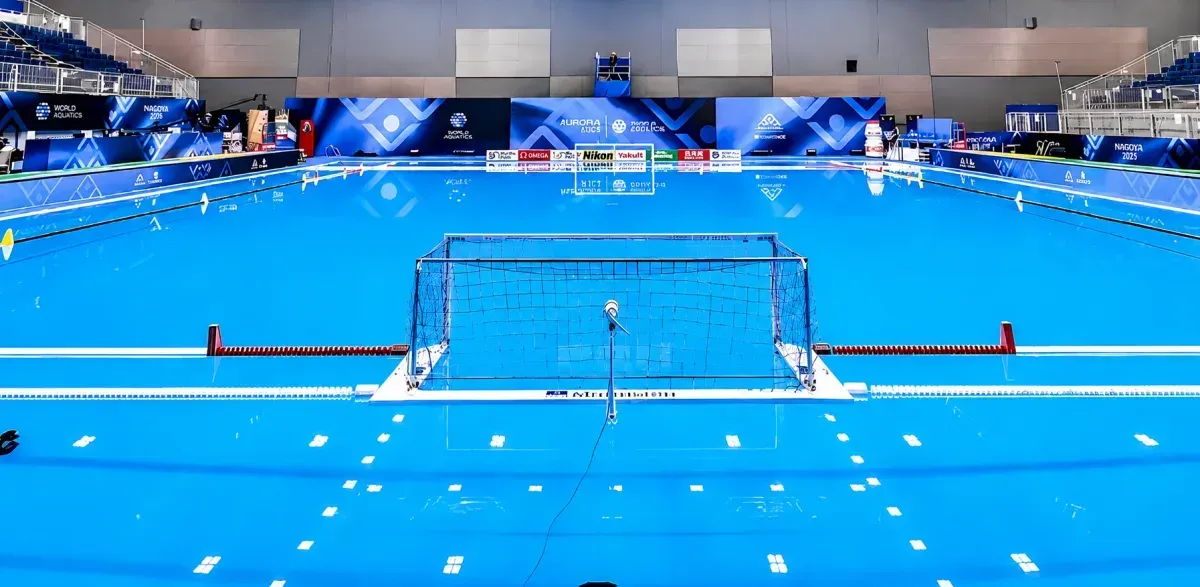 Water polo equipment and accessories for aquatic centers